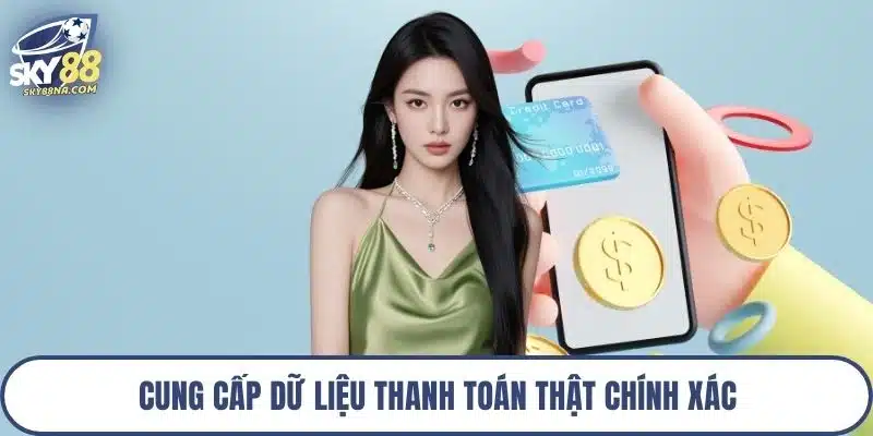 Cung cấp dữ liệu thanh toán thật chính xác