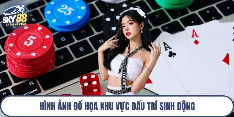 Hình ảnh đồ họa khu vực đấu trí sinh động