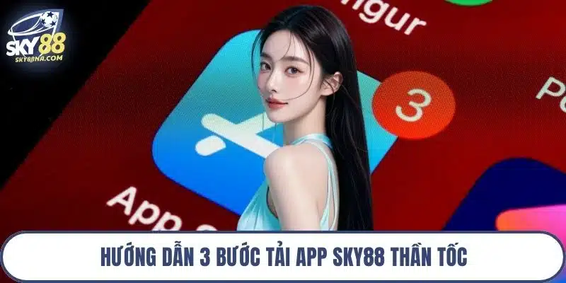 Hướng dẫn 3 bước tải app Sky88 thần tốc