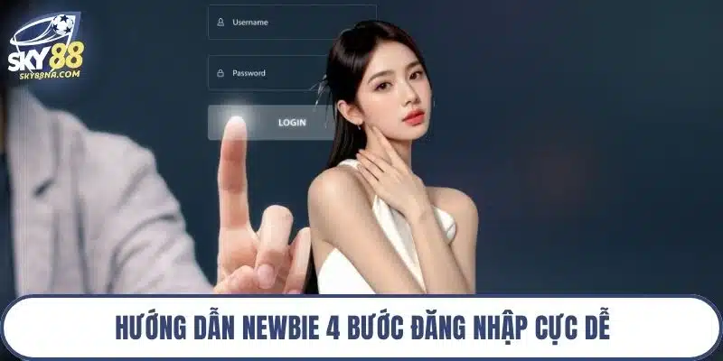 Hướng dẫn newbie 4 bước đăng nhập cực dễ