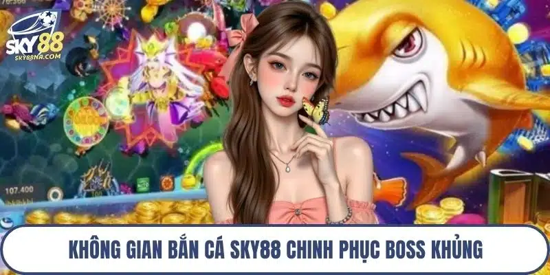 Không gian bắn cá Sky88 chinh phục boss khủng