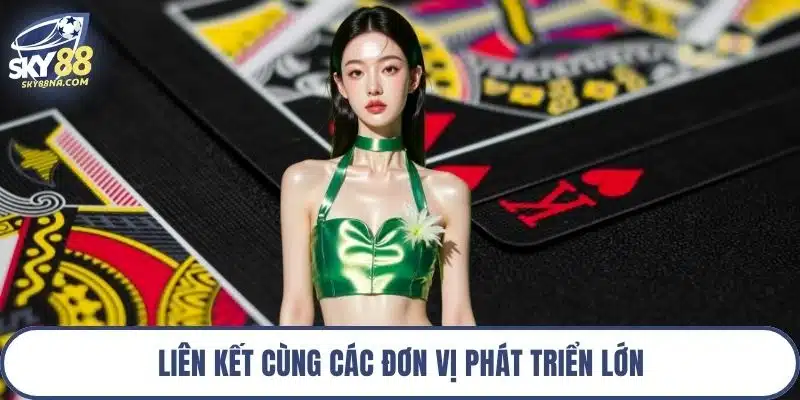 Liên kết cùng các đơn vị phát triển lớn