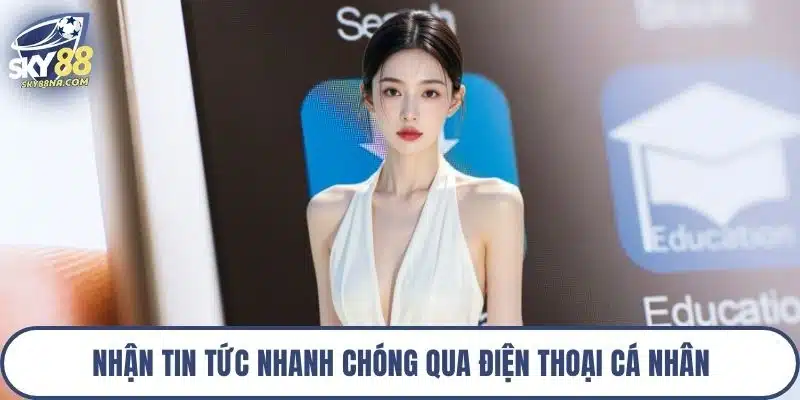 Nhận tin tức nhanh chóng qua điện thoại cá nhân