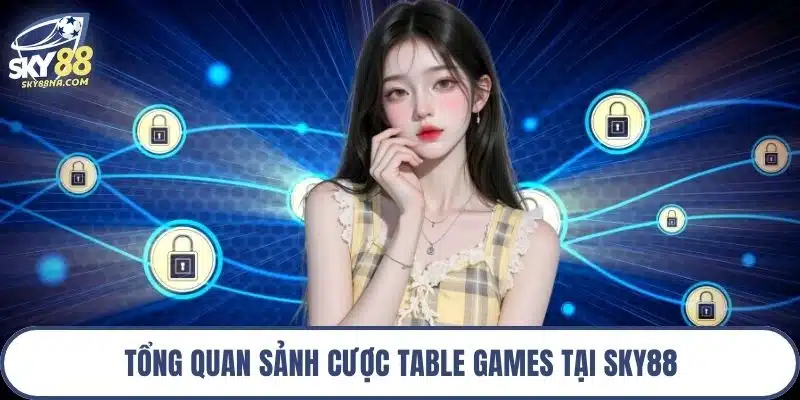 Tổng quan sảnh cược table games tại Sky88
